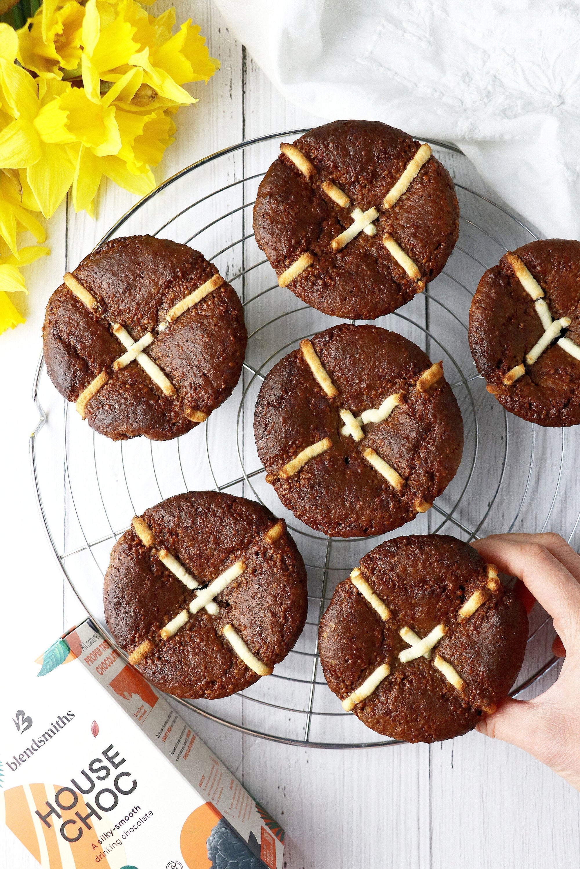 Choc Cross Muffins