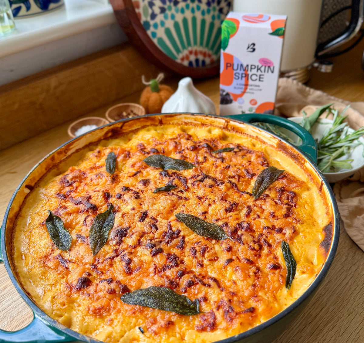 Pumpkin Spice Mac & Cheese