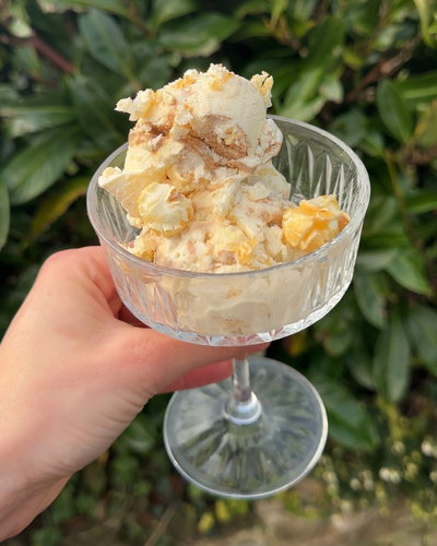 Popcorn & Chai Ripple Icecream