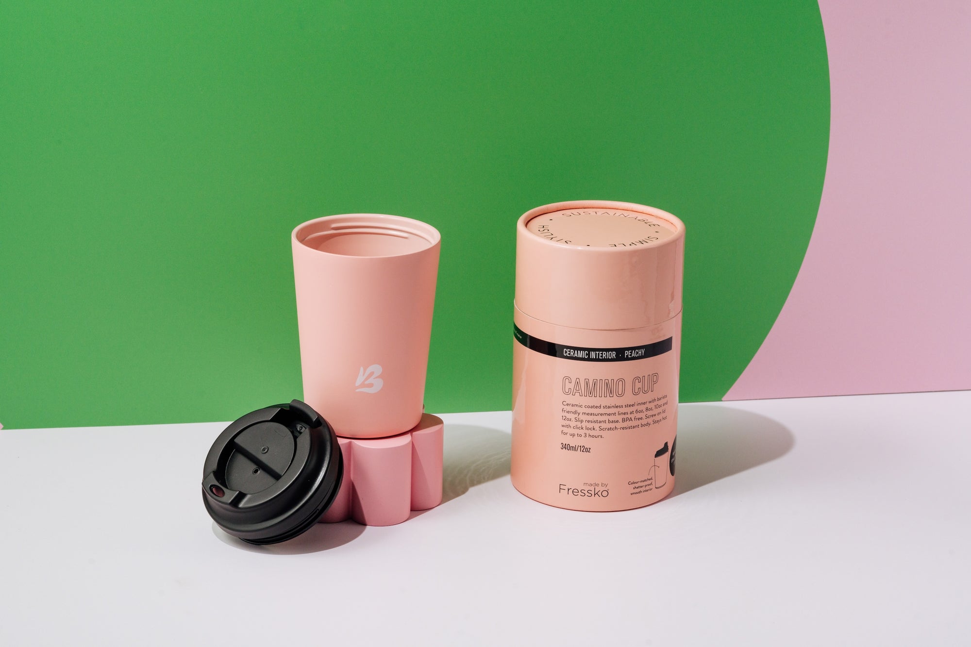 Blendsmiths x Fressko 350ml Reusable Ceramic Cup