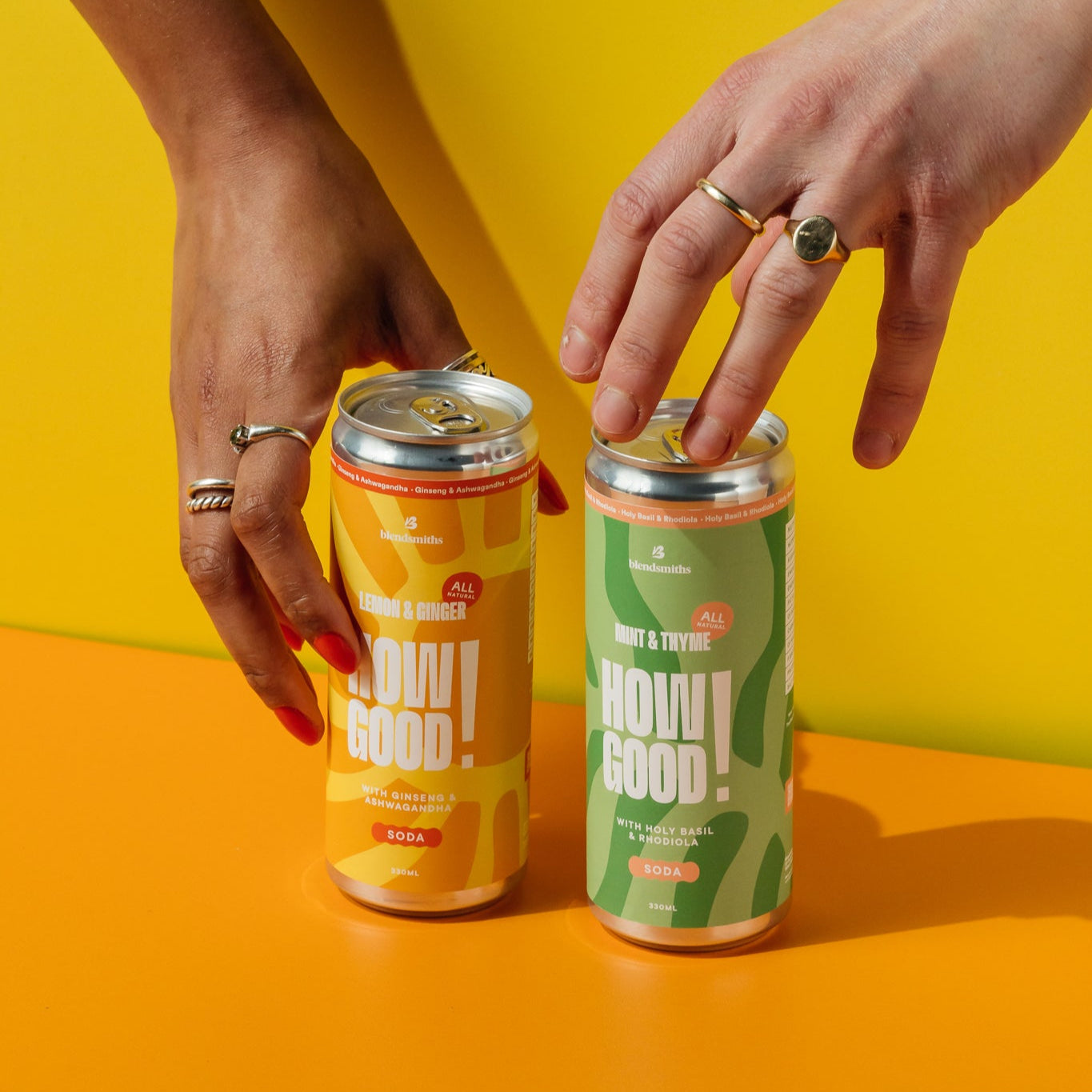 How Good! Lemon & Ginger (330ml x 4)