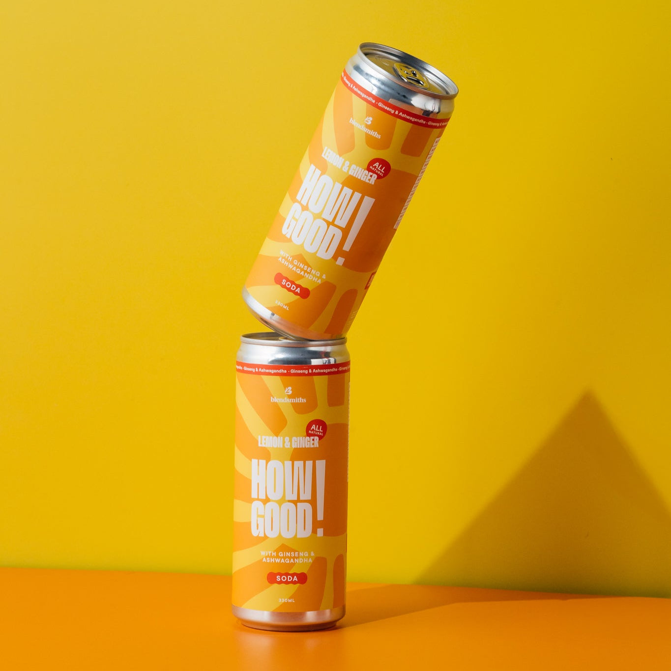How Good! Lemon & Ginger (330ml x 4)