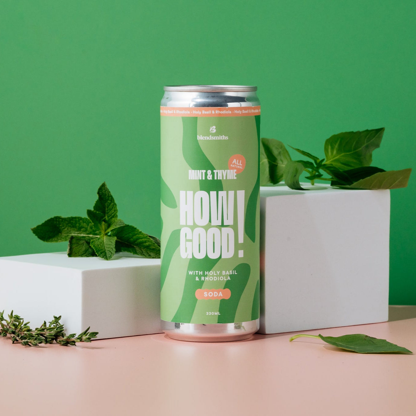 How Good! Mint & Thyme (330ml x 4)