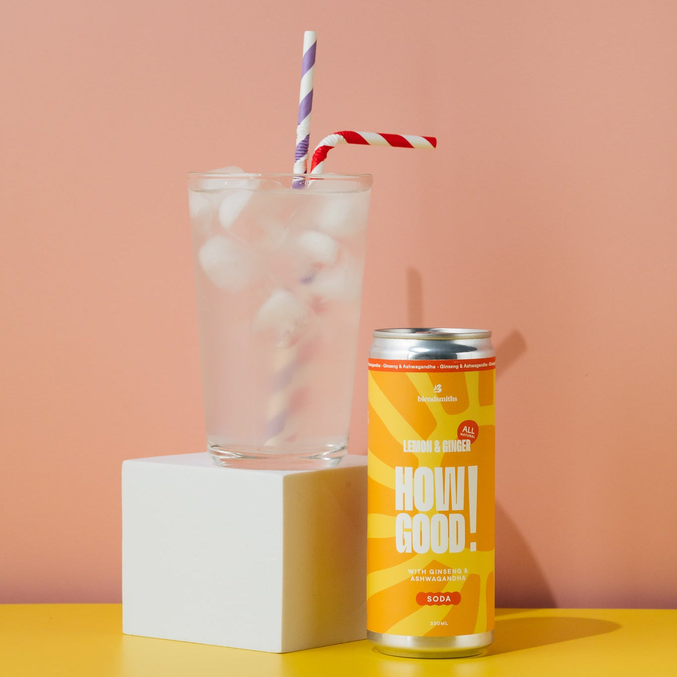 How Good! Lemon & Ginger (330ml x 4)