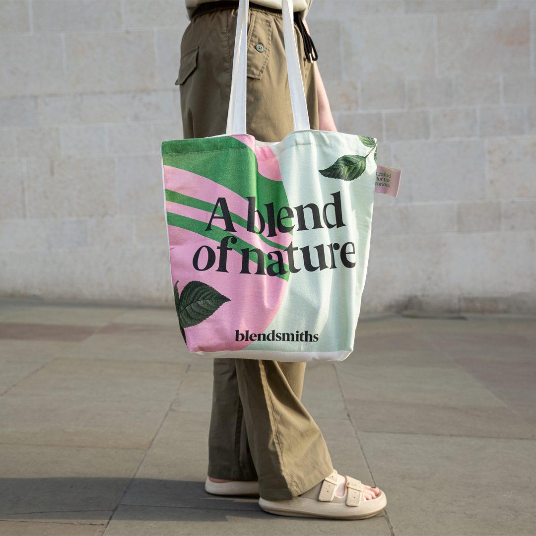 A Blend of Nature - Reusable Canvas Tote Bag