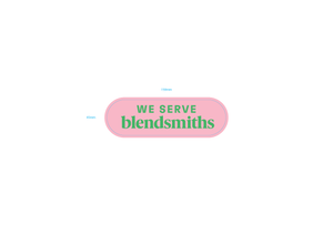 Window Decal Sticker - Pink (We Serve Blendsmiths, rounded)