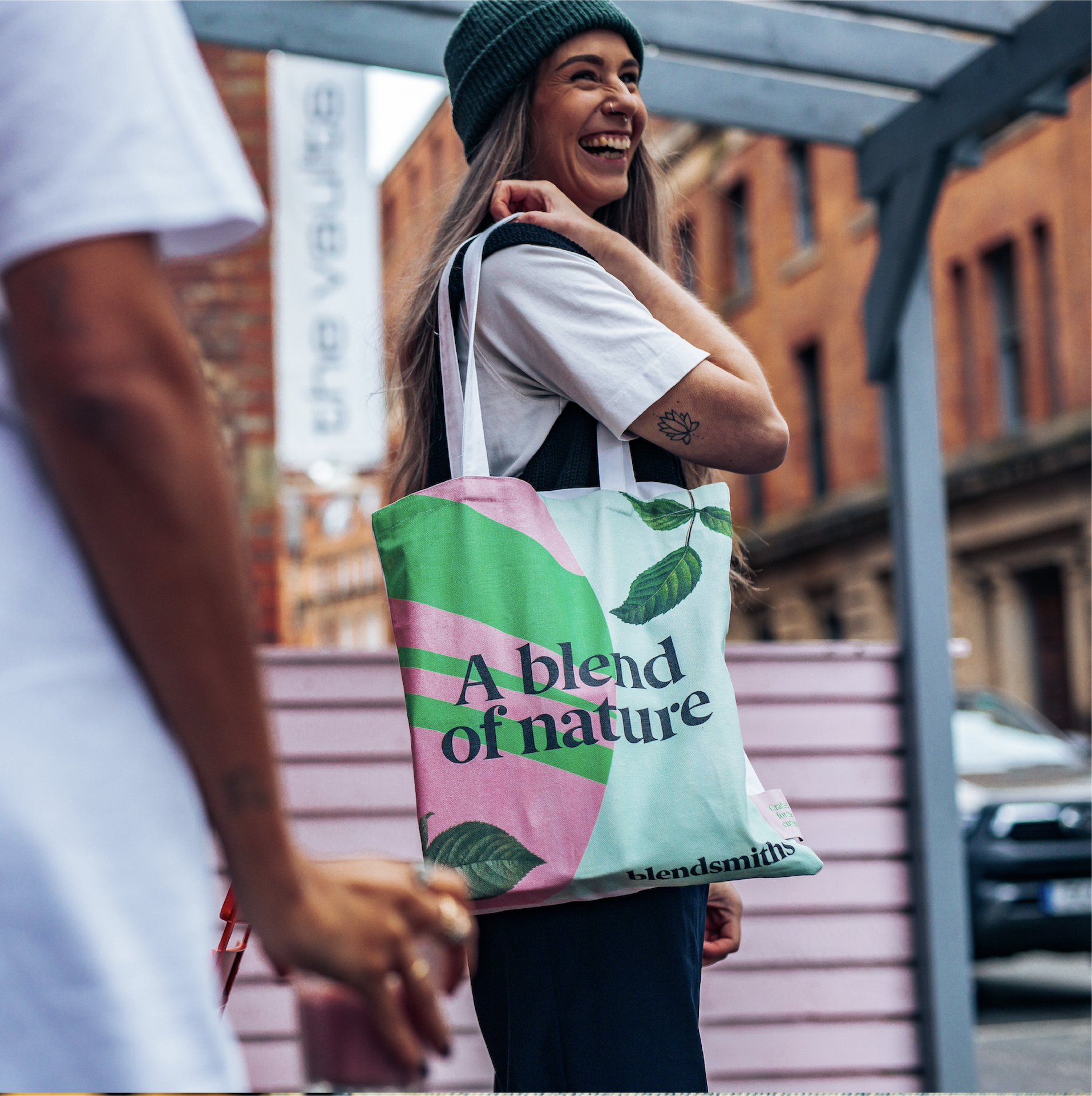 A Blend of Nature Reusable Canvas Tote Bag Blendsmiths