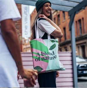 ICON: A Blend of Nature - Reusable Canvas Tote Bag