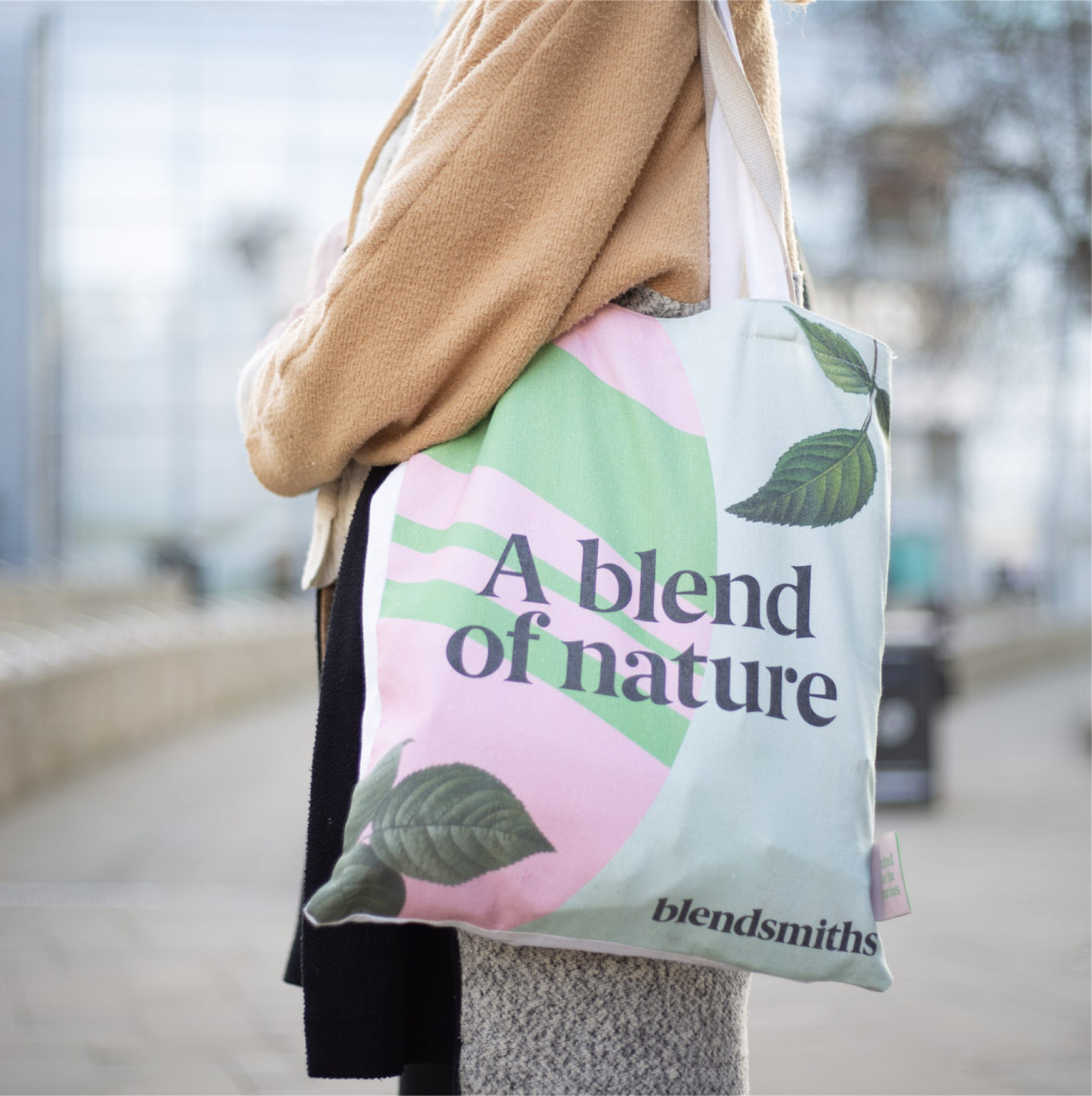 A Blend of Nature - Reusable Canvas Tote Bag